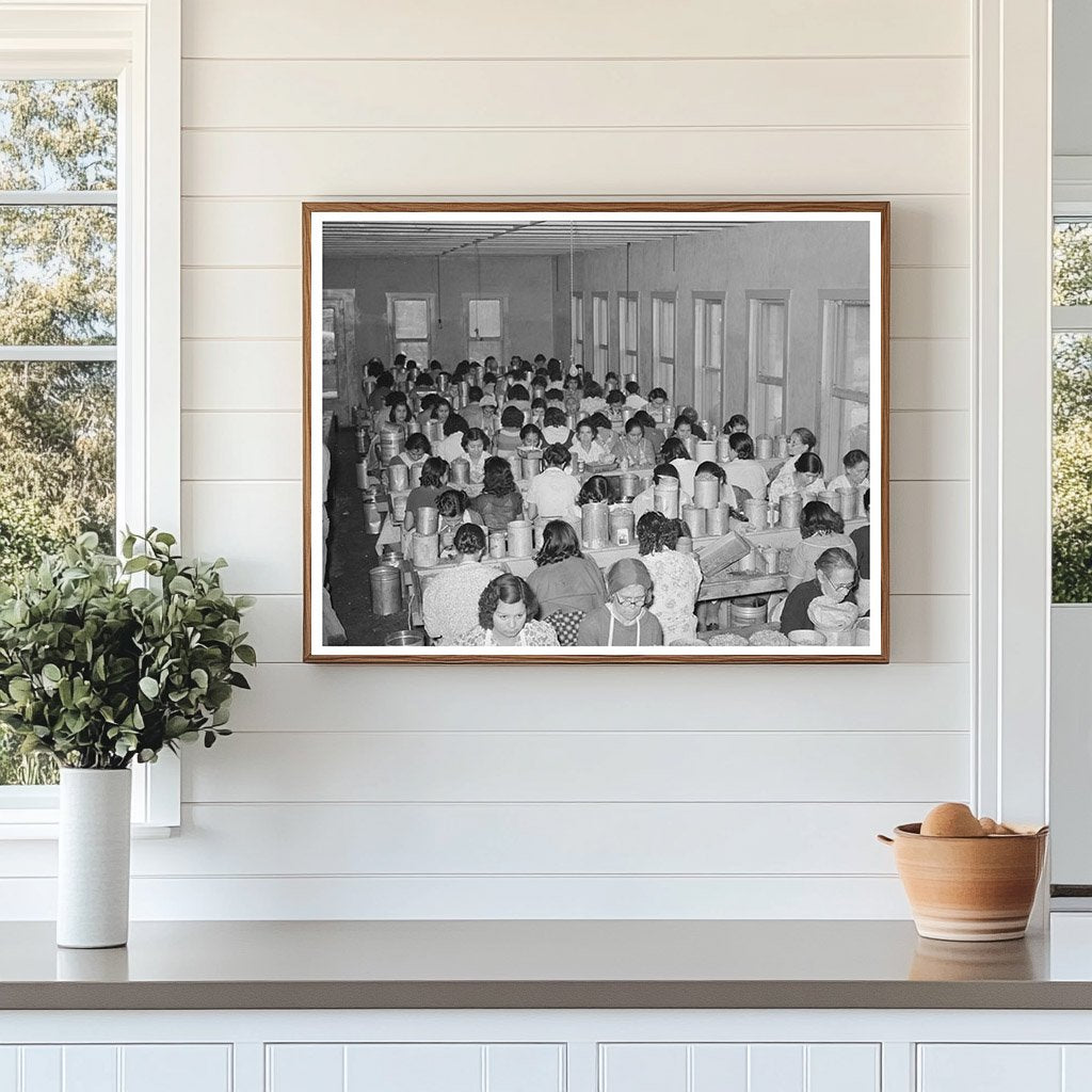 Mexican Women in Pecan Shelling Factory San Antonio 1939