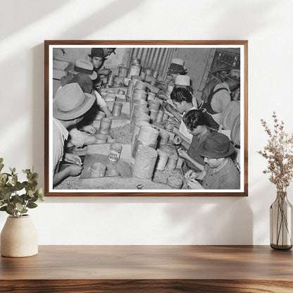 Mexican Pecan Shellers in San Antonio March 1939