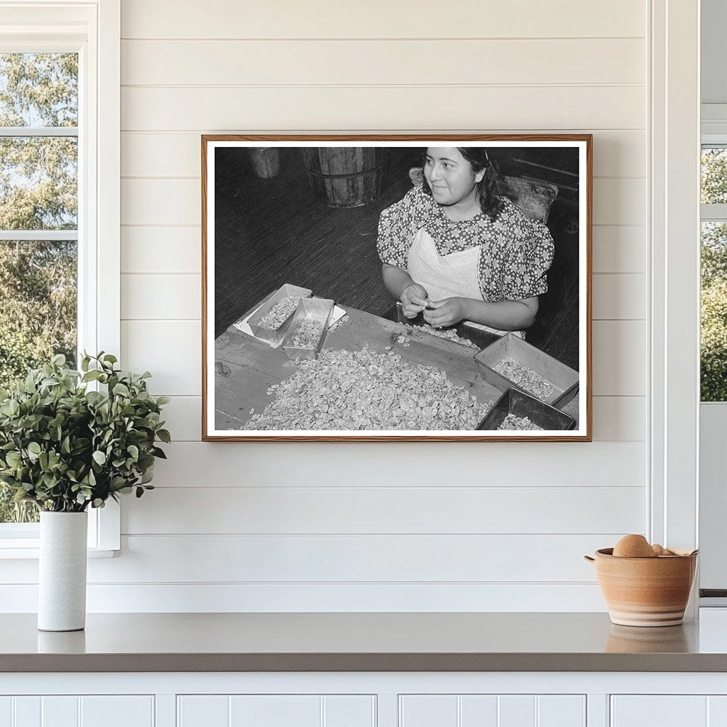 Pecan Shelling Plant Workers San Antonio Texas March 1939