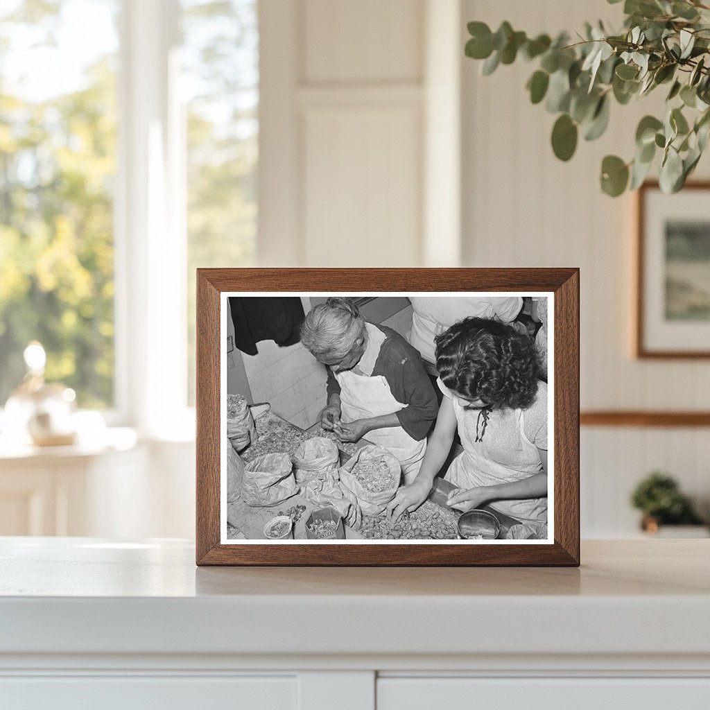 Pecan Shelling Workers in San Antonio Texas March 1939