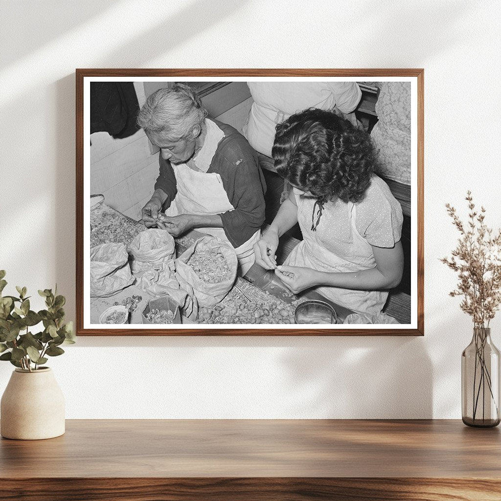 Workers at Pecan Shelling Plant San Antonio 1939