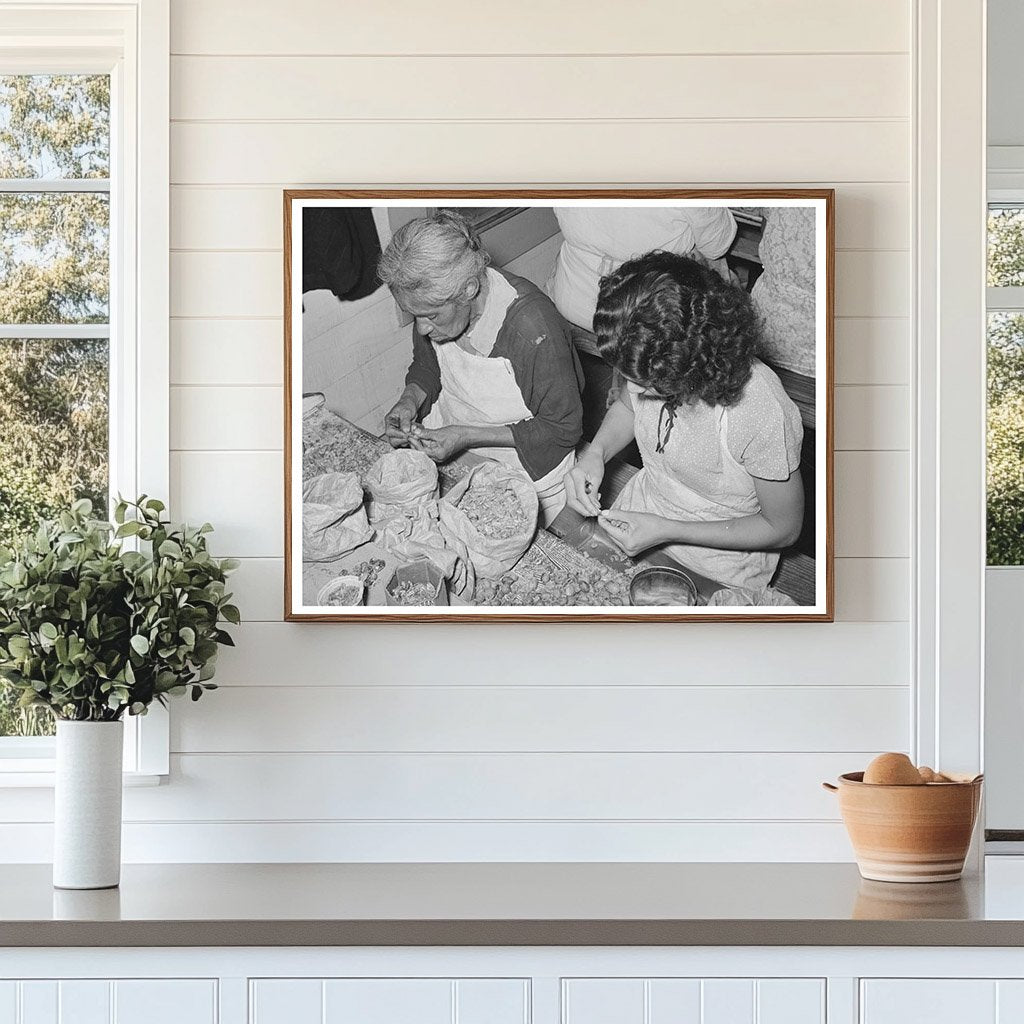 Workers at Pecan Shelling Plant San Antonio 1939