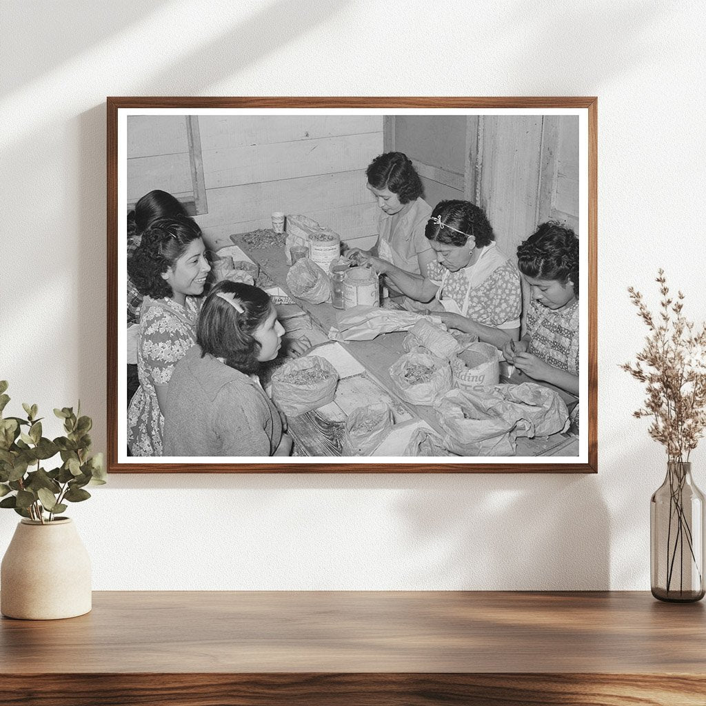 Women Working in Pecan Shelling Plant San Antonio 1939