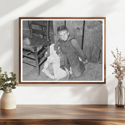 Young Boy in Jefferson Texas March 1939 Historical Image
