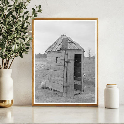 African American Sharecropper Privy Marshall Texas 1939