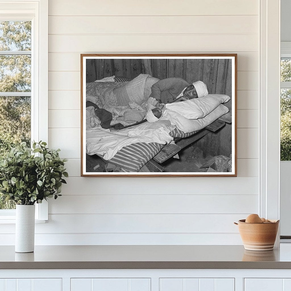 Mother and Baby in Louisiana Home 1939