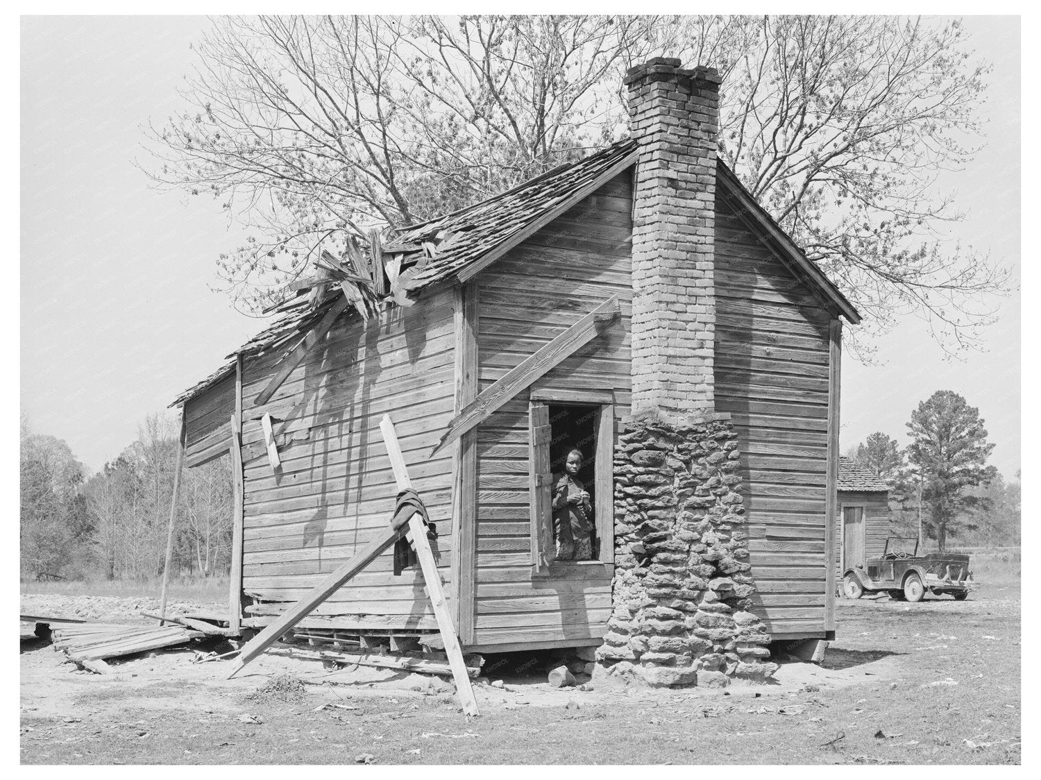 Family Cabin in Jefferson Texas April 1939