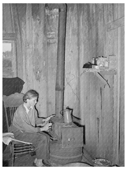 Migrant Berry Picker Warming Hands Hammond Louisiana 1939