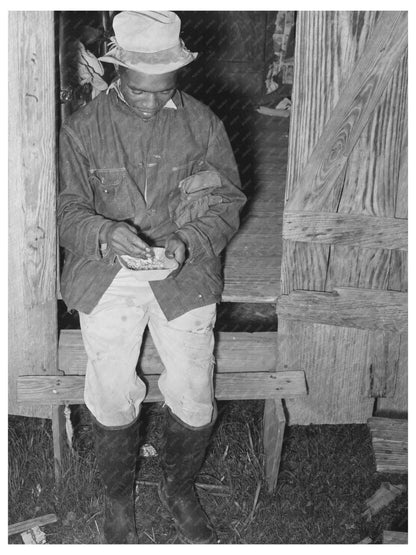 Strawberry Worker with Watermelon Seeds Louisiana 1939