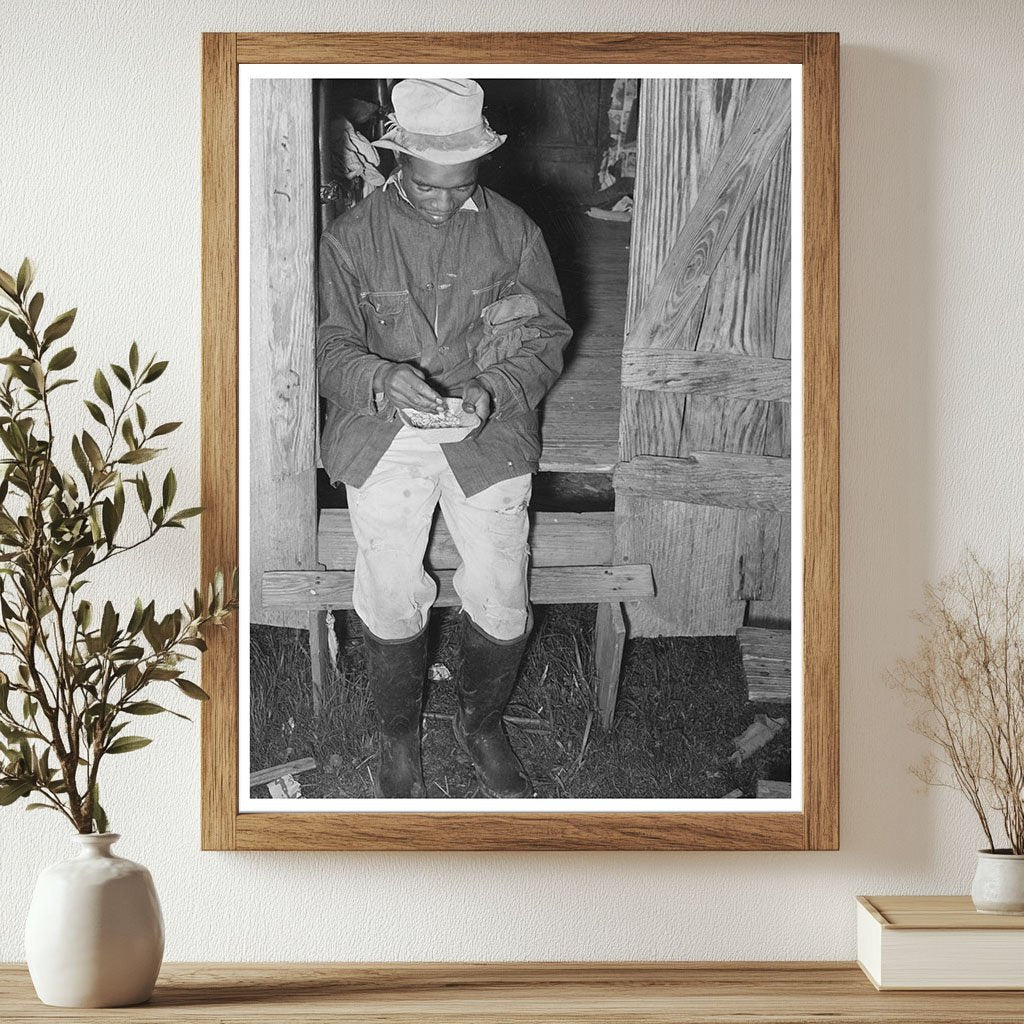 Strawberry Worker with Watermelon Seeds Louisiana 1939