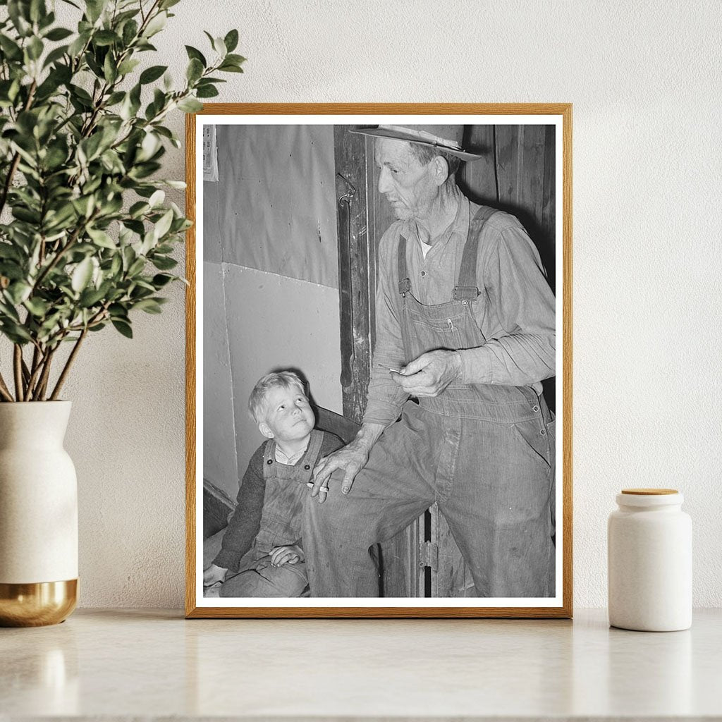 Ex-Farmer and Son in Relief Situation Jefferson Texas 1939