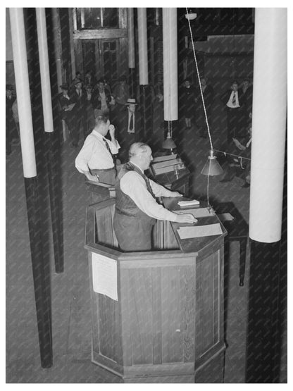 Strawberry Auction Stand Hammond Louisiana April 1939