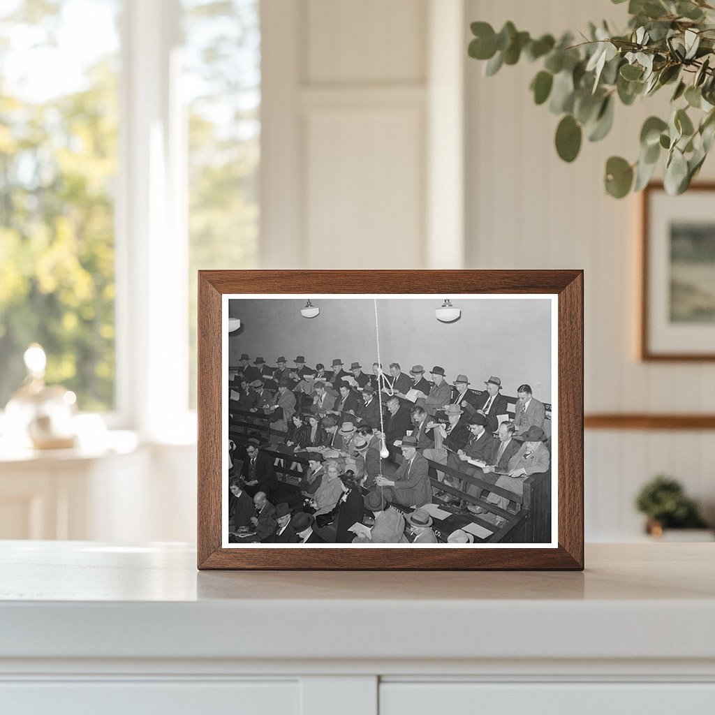 Strawberry Auction Buyers Hammond Louisiana April 1939