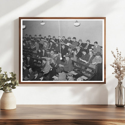 Strawberry Auction Buyers Hammond Louisiana April 1939