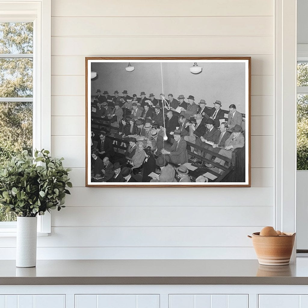 Strawberry Auction Buyers Hammond Louisiana April 1939