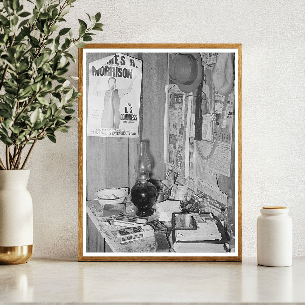 Living Room of Strawberry Sharecropper in Louisiana 1939