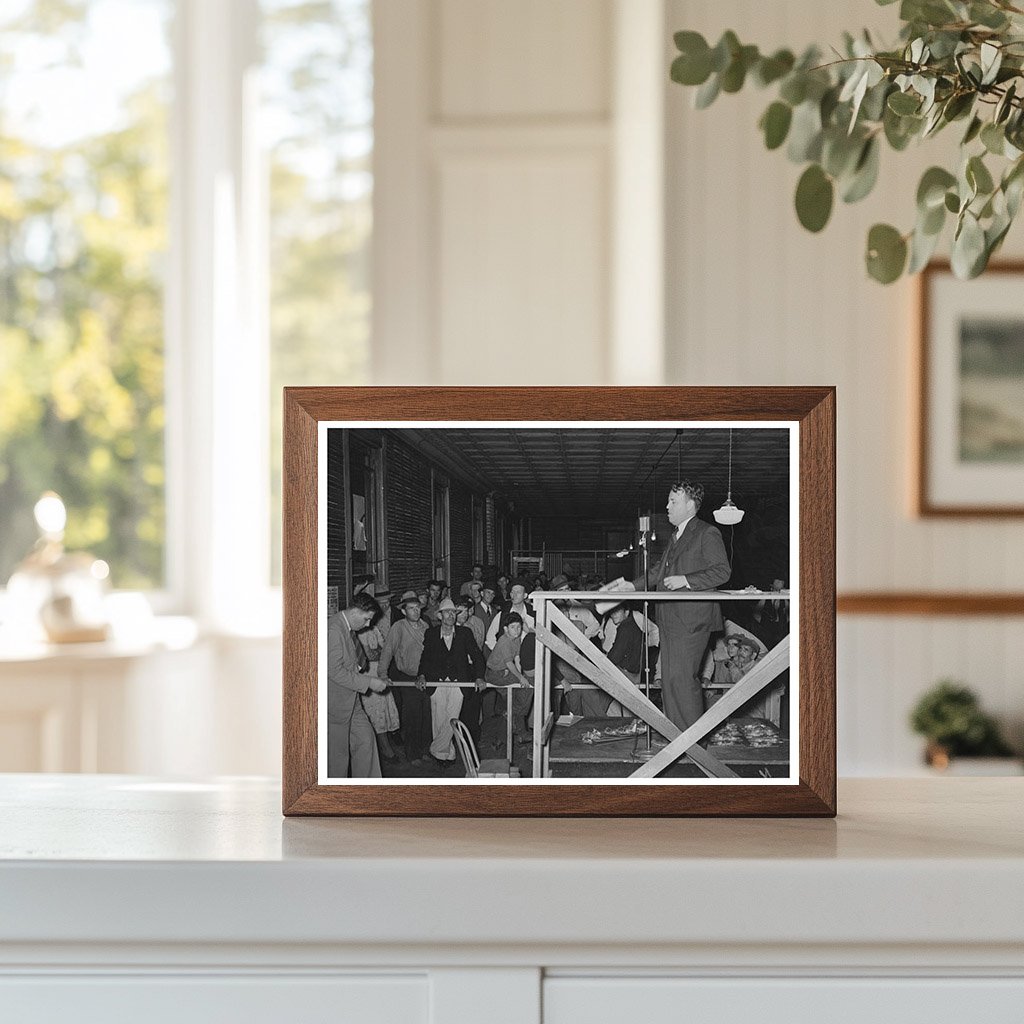 Senator Jim Morrison Addresses Louisiana Farmers 1939