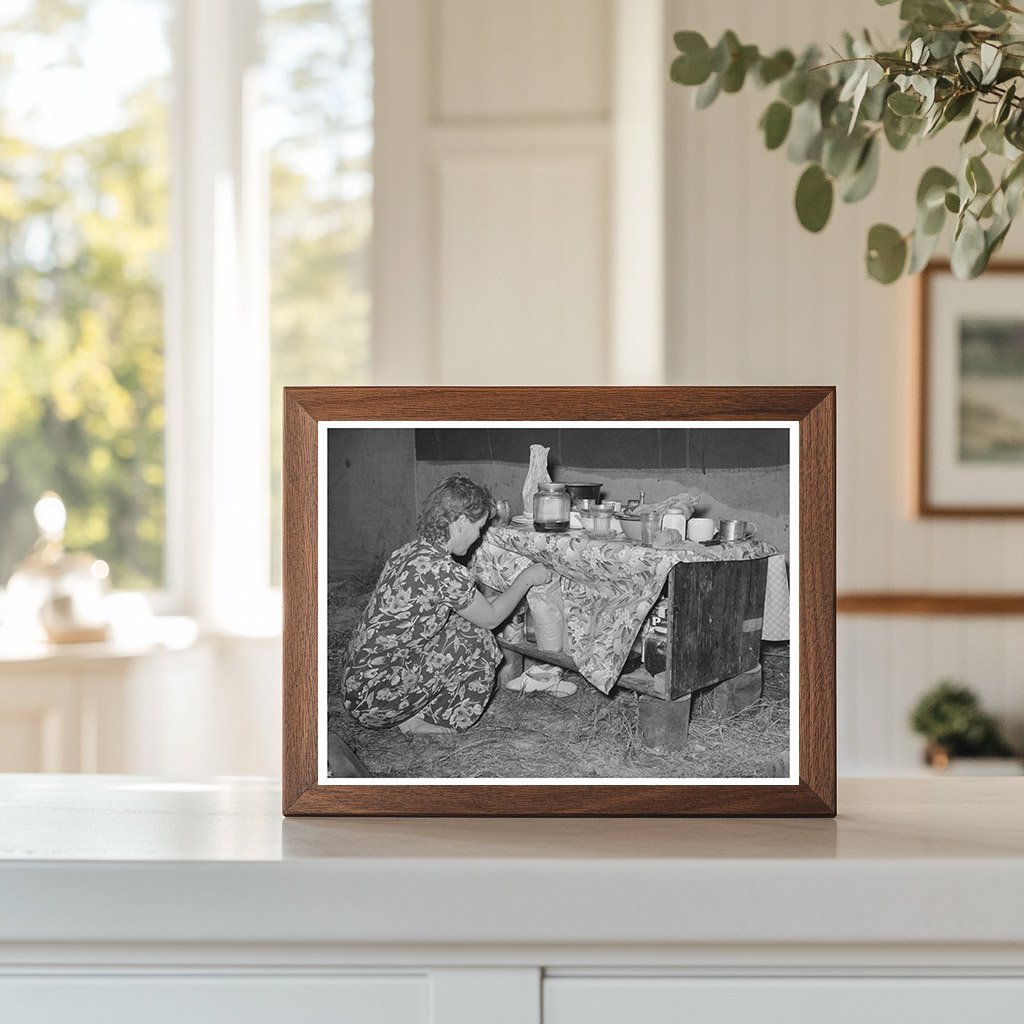 Migrant Berry Picker in Louisiana Tent April 1939
