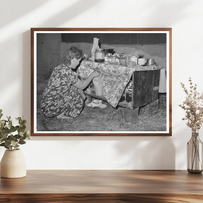 Migrant Berry Picker in Louisiana Tent April 1939
