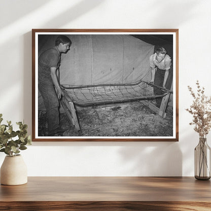 Migratory Berry Pickers Tent Life Louisiana April 1939