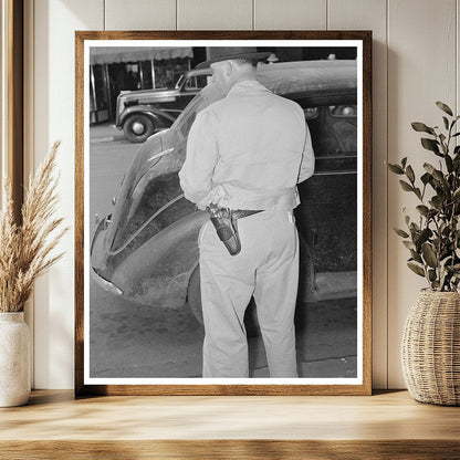 San Augustine Texas Town Constable April 1939 Vintage Image