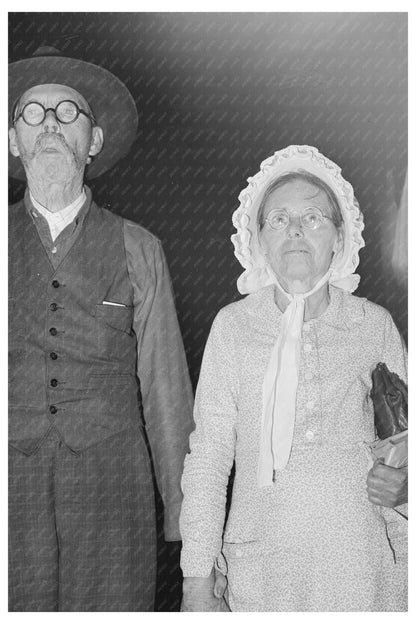 Elderly Farm Couple in San Augustine Texas April 1939