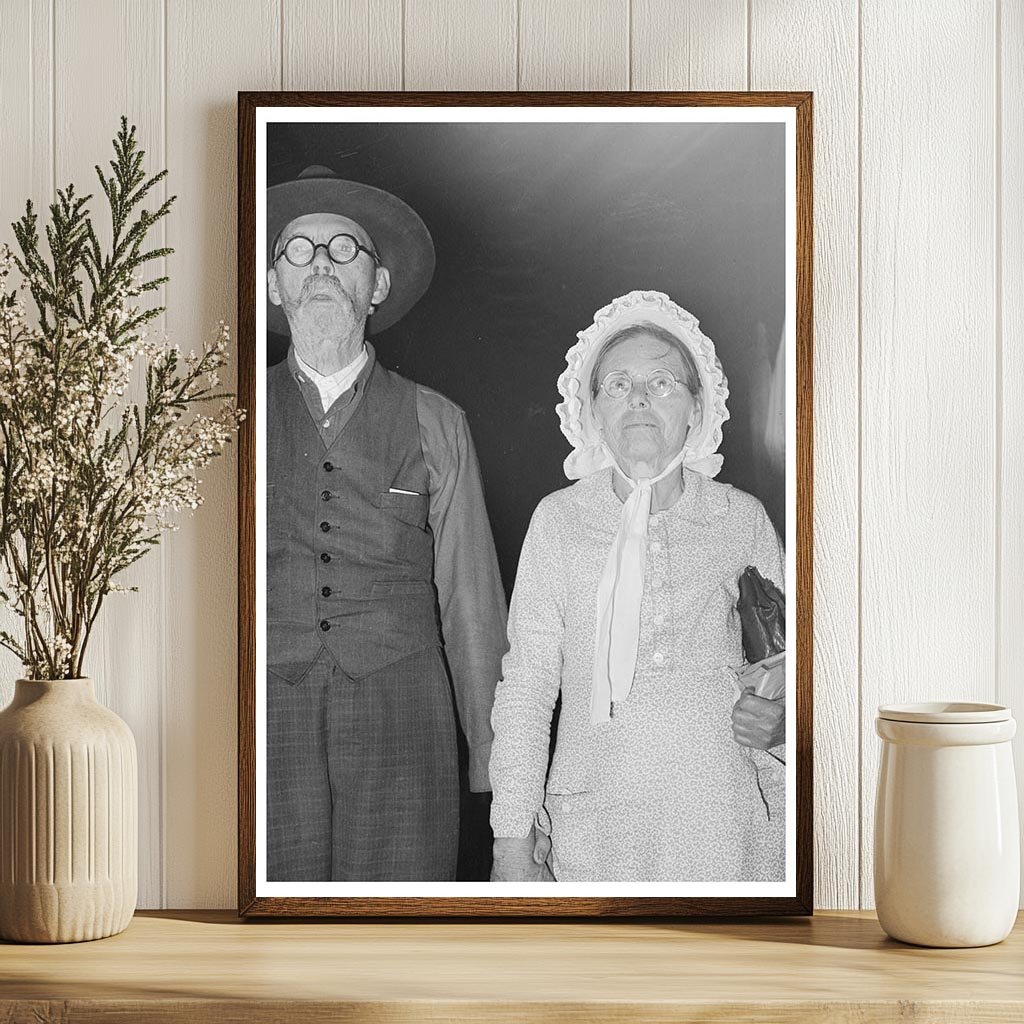 Elderly Farm Couple in San Augustine Texas April 1939