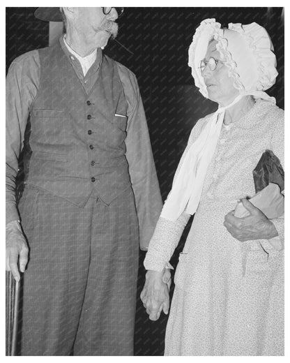Elderly Farming Couple in San Augustine Texas 1939