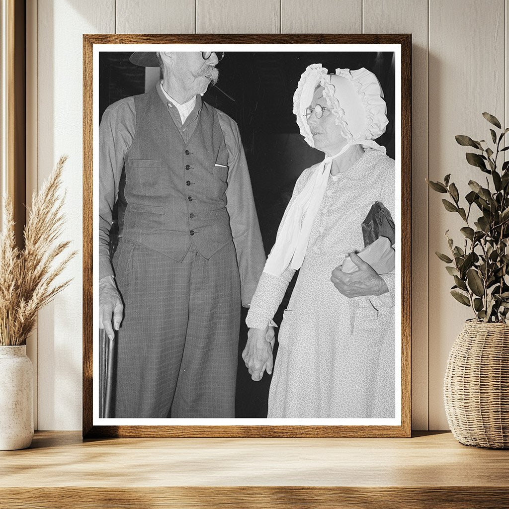 Elderly Farming Couple in San Augustine Texas 1939
