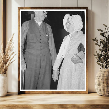 Elderly Farming Couple in San Augustine Texas 1939