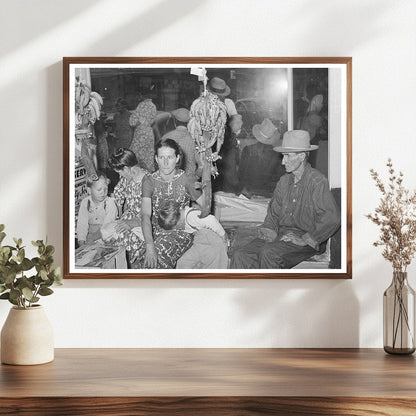 Farm Family in Grocery Store San Augustine Texas 1939