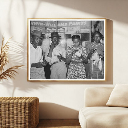 1939 Vintage Ice Cream Gathering in San Augustine Texas