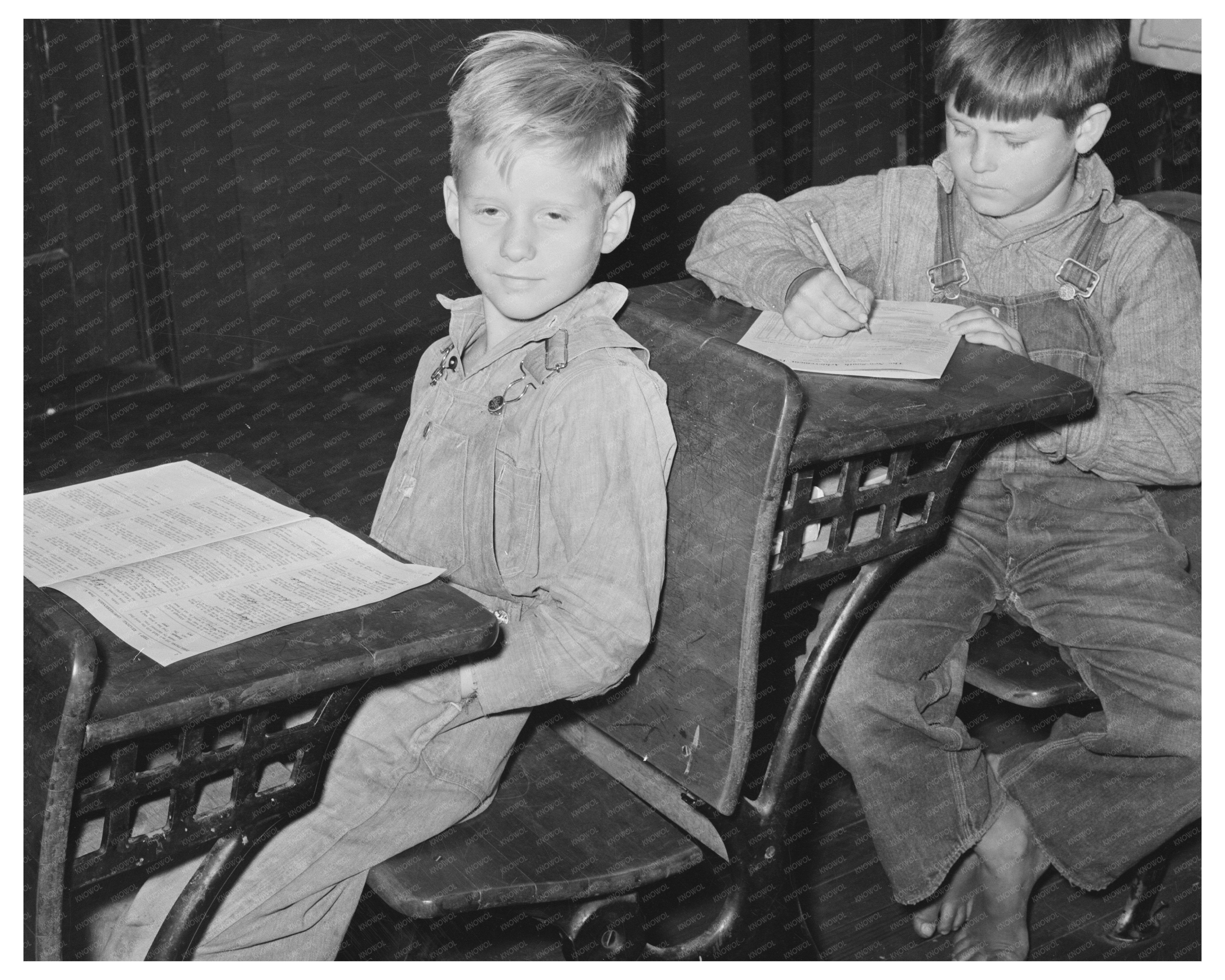 Children in Rural San Augustine County Texas April 1939