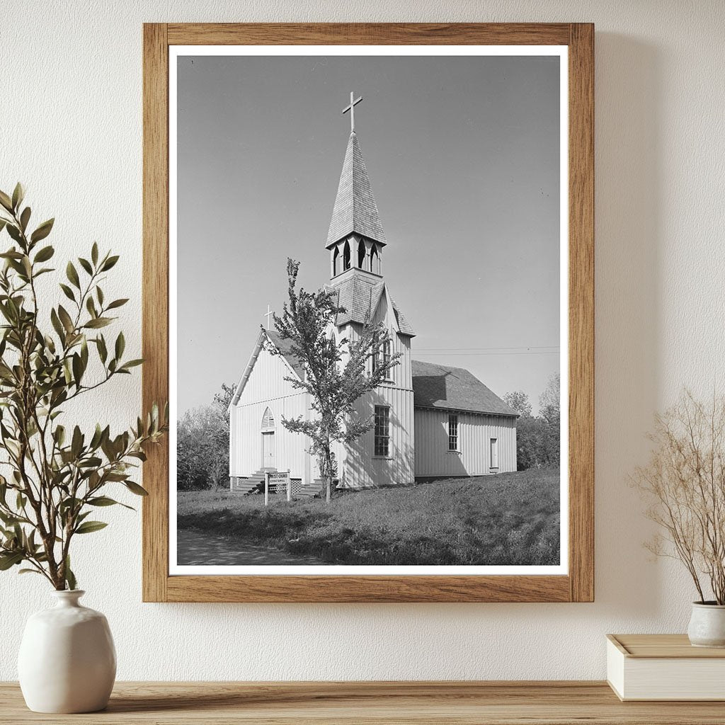 San Augustine Texas Church Vintage Photo April 1939