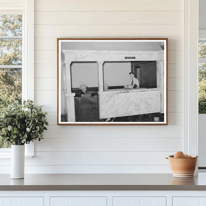 Presidents Office Bank Interior San Augustine Texas 1939