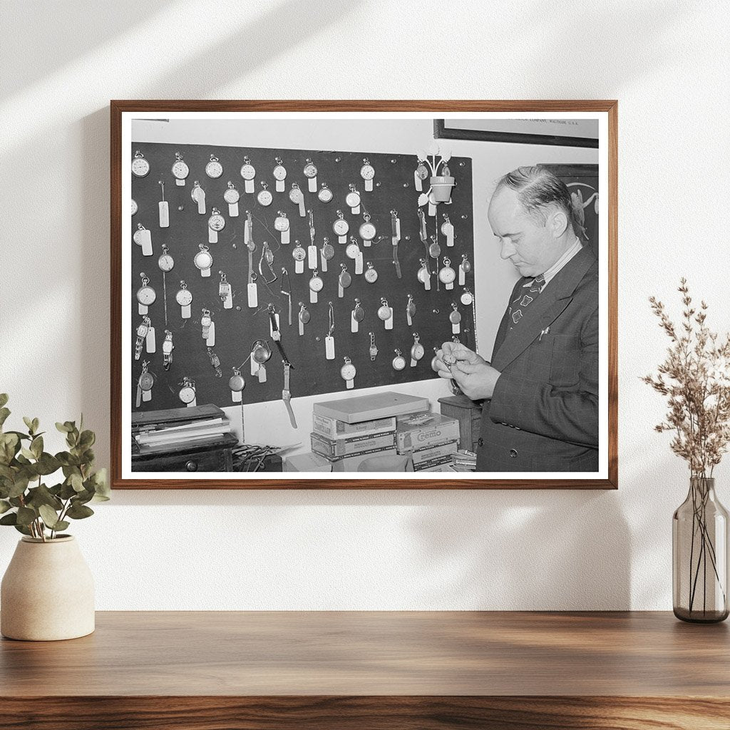 Jeweler and Watch Repairman in San Augustine Texas 1939