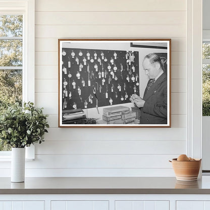 Jeweler and Watch Repairman in San Augustine Texas 1939