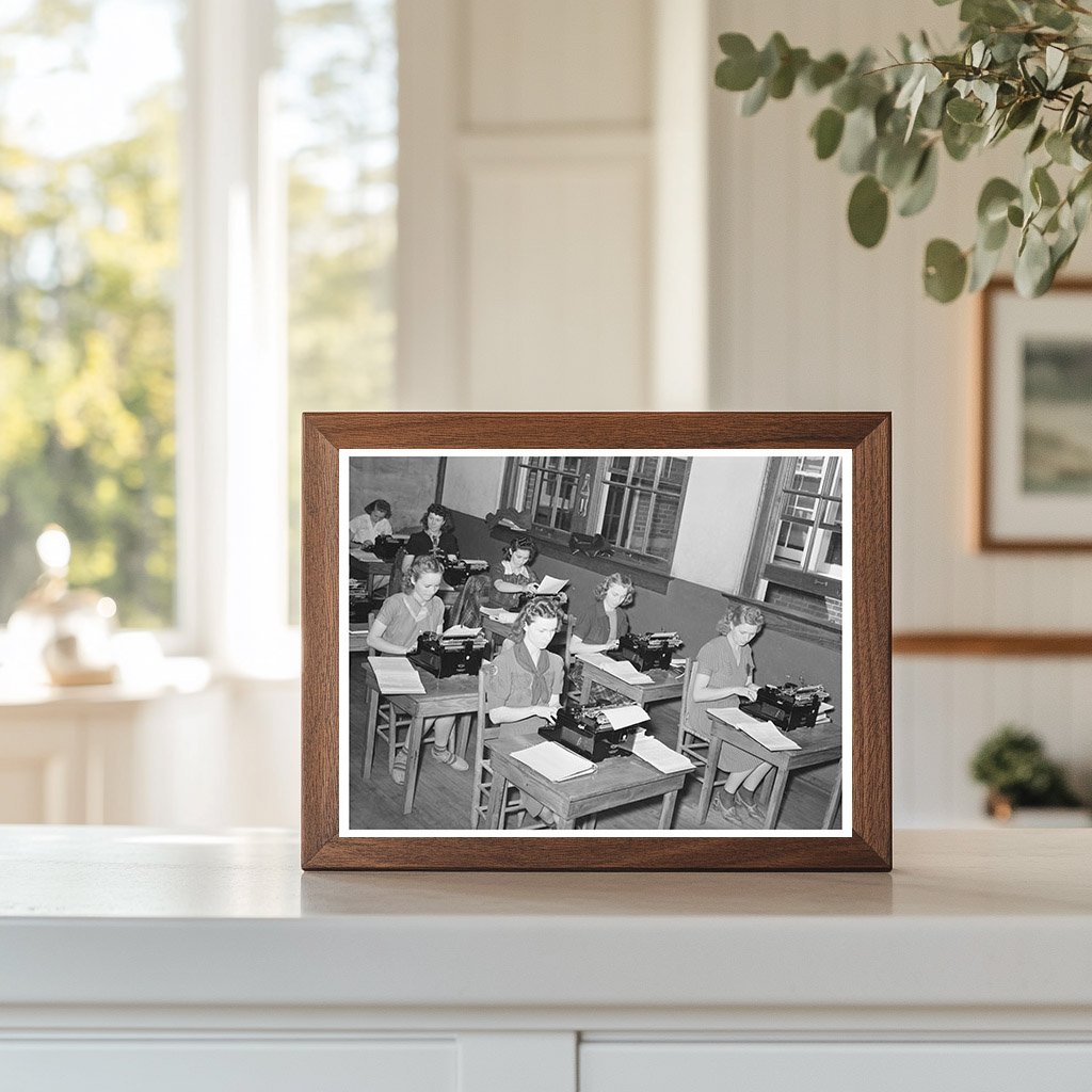 Typewriting Class in San Augustine Texas April 1939