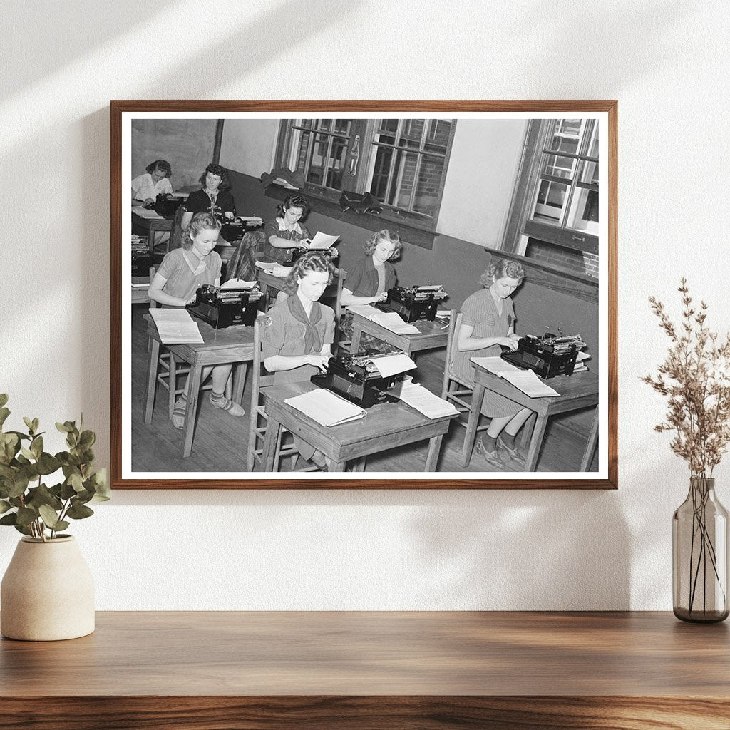 Typewriting Class in San Augustine Texas April 1939