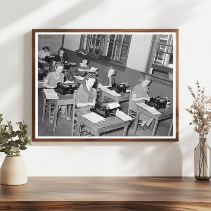 Typewriting Class in San Augustine Texas April 1939