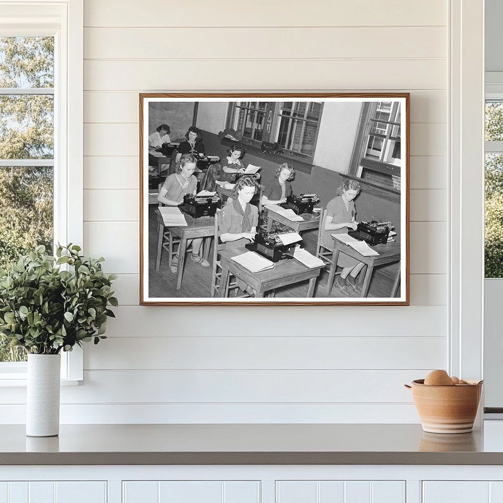 Typewriting Class in San Augustine Texas April 1939
