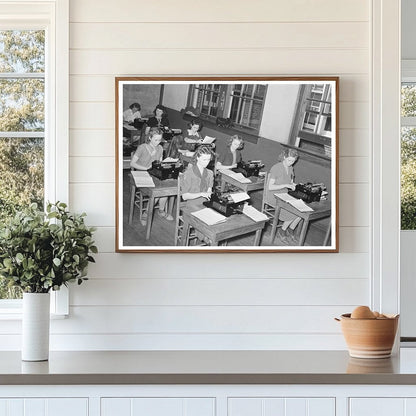 Typewriting Class in San Augustine Texas April 1939