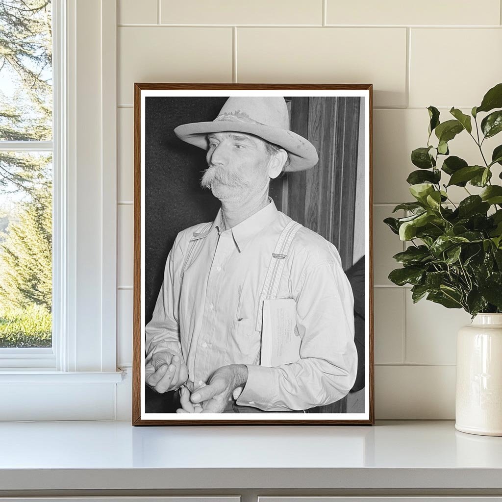 Farmer in San Augustine County Texas April 1939