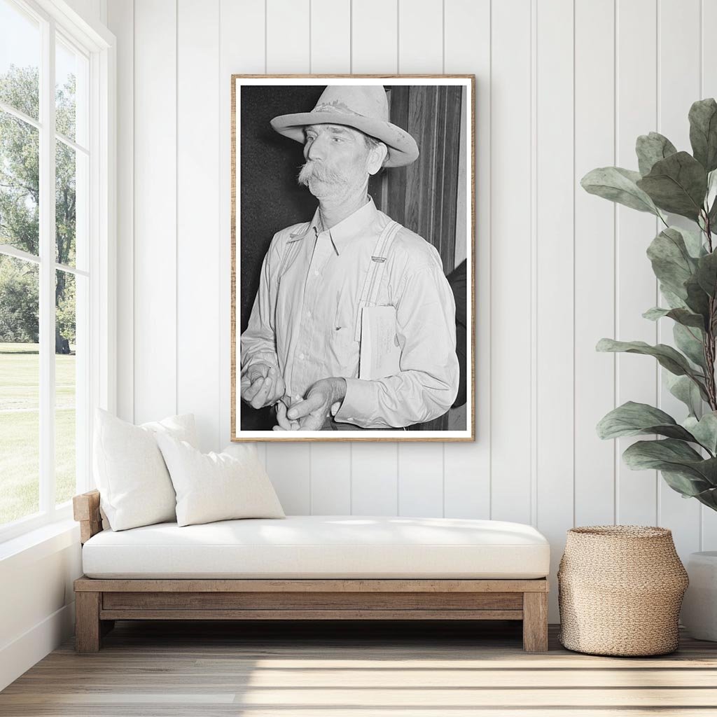 Farmer in San Augustine County Texas April 1939