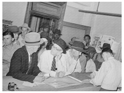 San Augustine County Texas Office April 1939 Photo