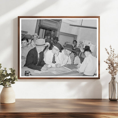 San Augustine County Texas Office April 1939 Photo