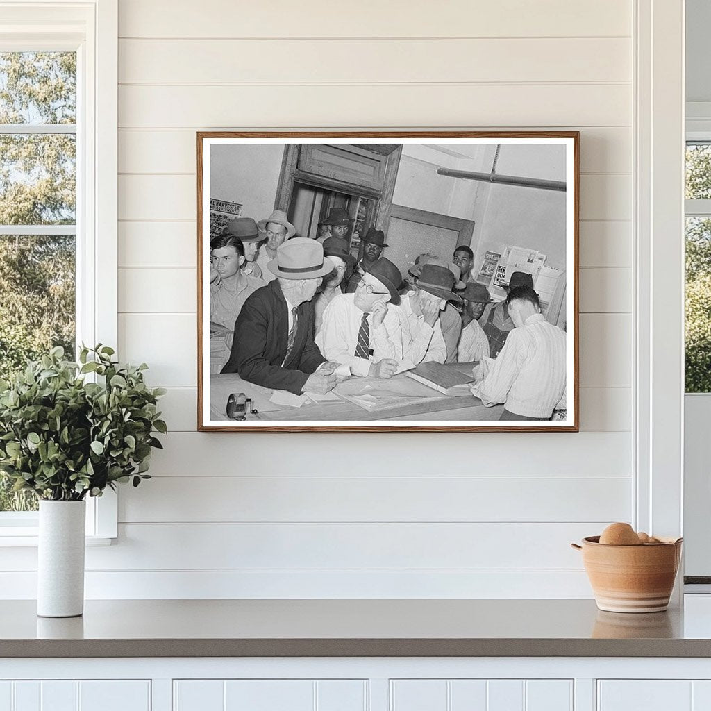 San Augustine County Texas Office April 1939 Photo