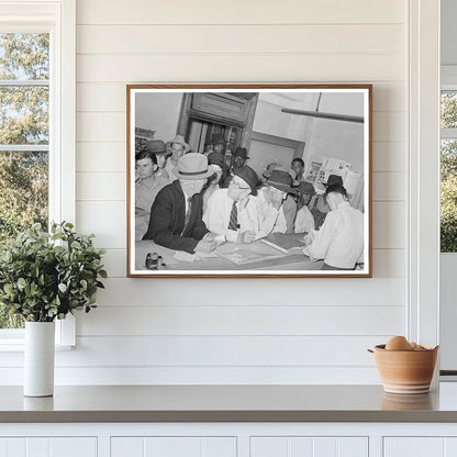 San Augustine County Texas Office April 1939 Photo