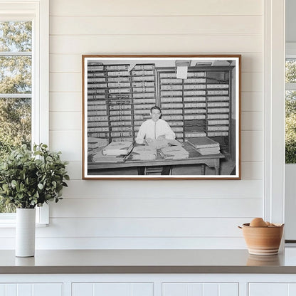 San Augustine County Clerks Office April 1939 Vintage Photo