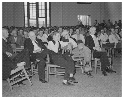 San Augustine Texas WPA Funding Meeting April 1939
